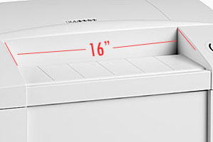 16 Inches Feed Throat